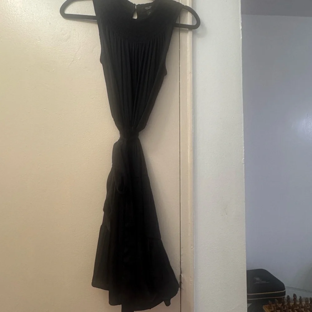 Simply Vera Wang Black Pleated Mini Sundress - Picture 5 of 5